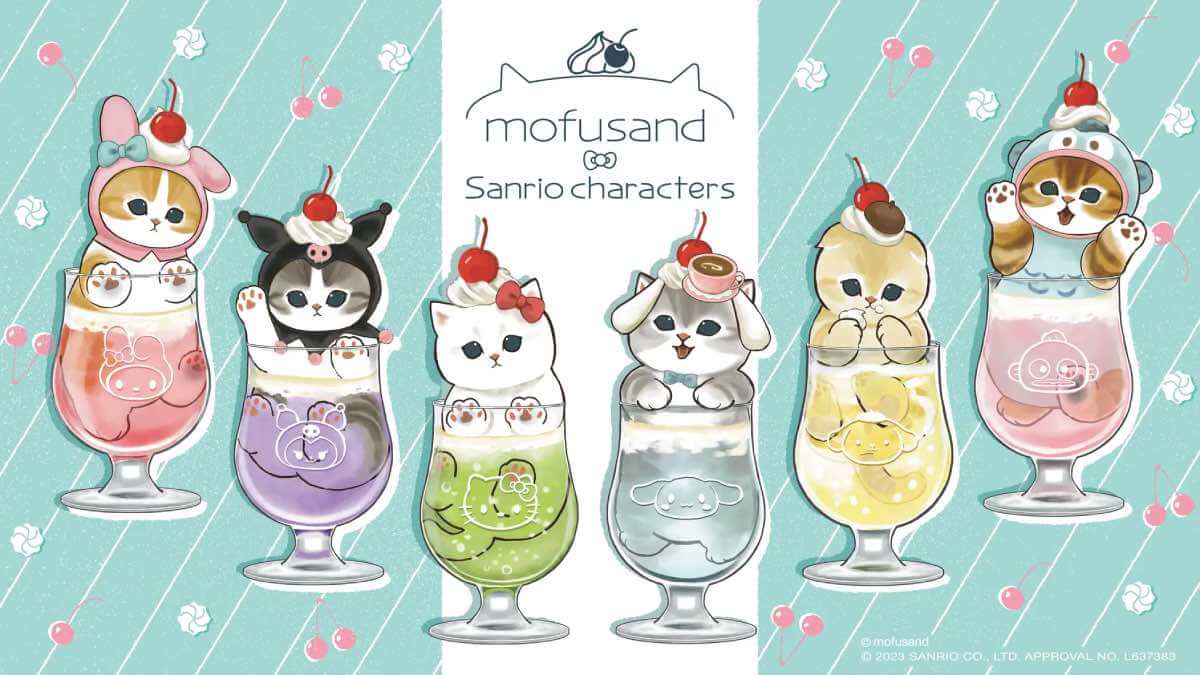 mofusand × Sanrio characters cafe