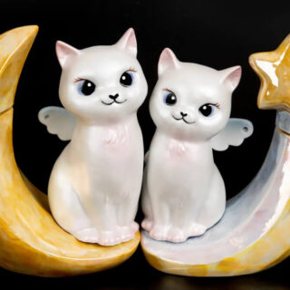 繋げて可愛い猫モチーフのブランデー「Twinkle Cats Decanter