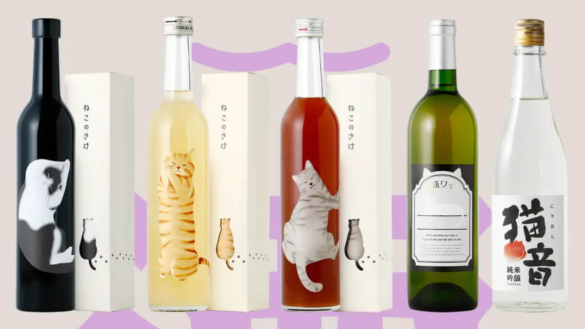 日本酒、梅酒、果実酒がセットになった「ねこのさけ」がクランドにて発売
