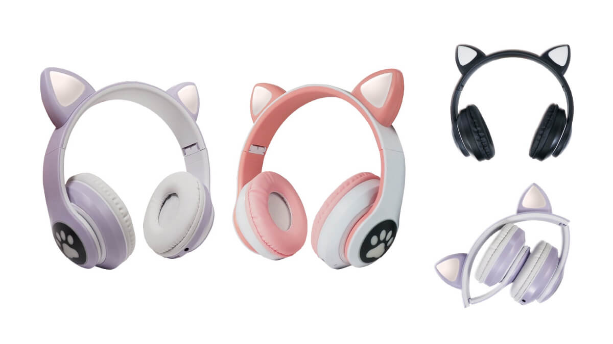 ハック、コスプレや配信にも最適な猫耳ワイヤレスヘッドフォンを発売