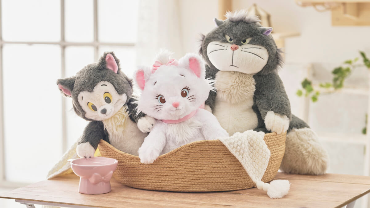 ルシファー、マリー、フィガロなどディズニーの猫キャラ商品が新登場