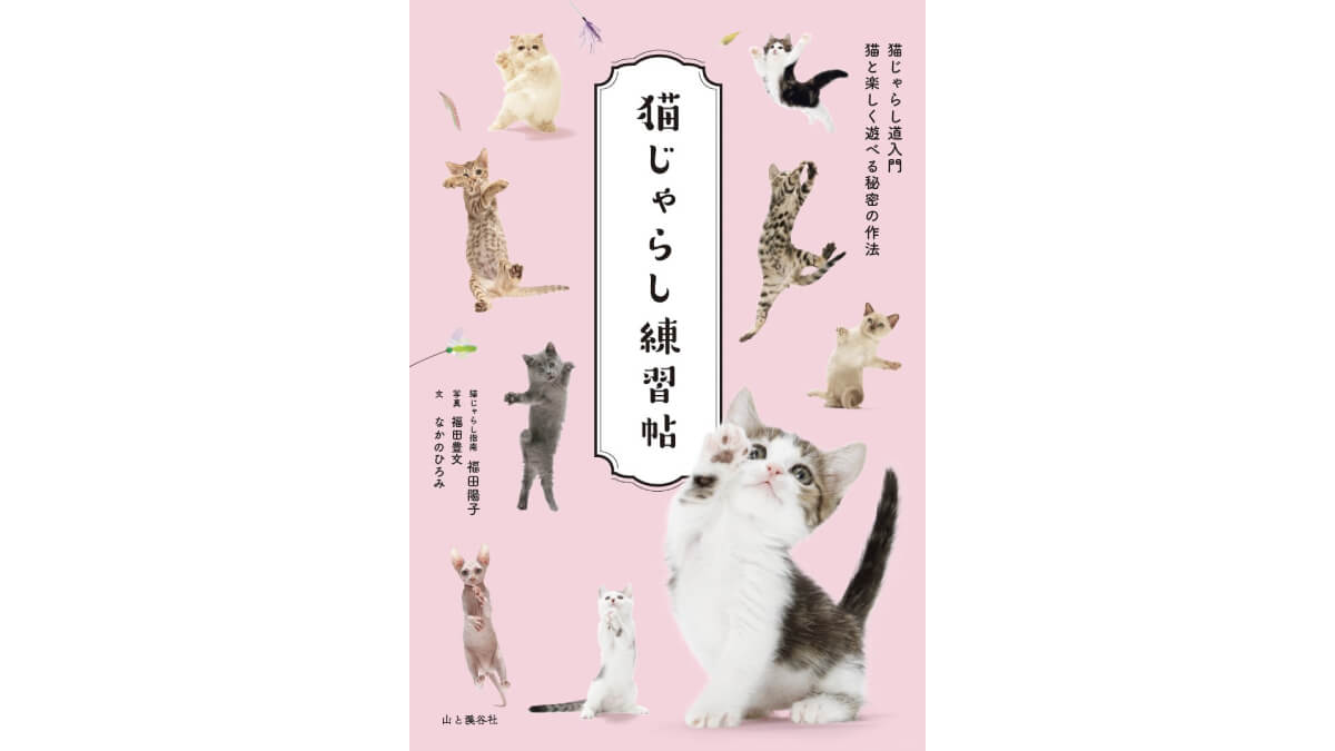 山と溪谷社、猫じゃらしの達人・福田陽子が指南した練習帖を刊行
