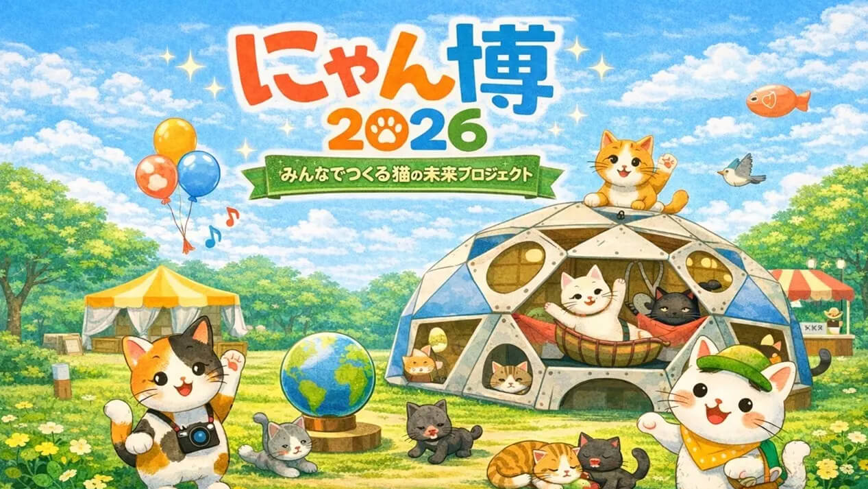 猫の視点から未来を考える「にゃん博」始動、クラファンで仲間募集